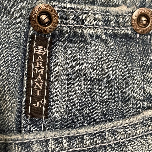 Armani Jeans Low Rise Lighter Wash Size 27 - Excellent - Picture 5 of 12